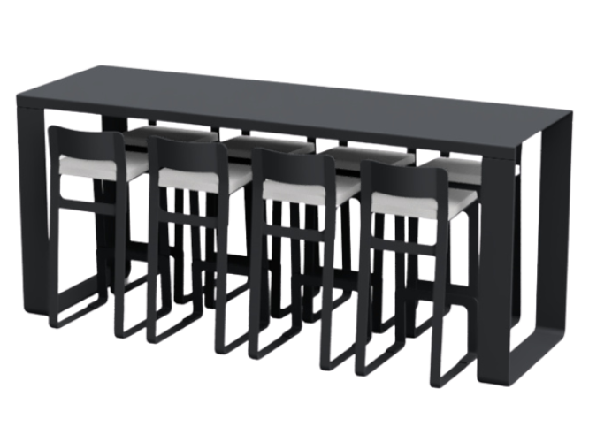 table haute bandi